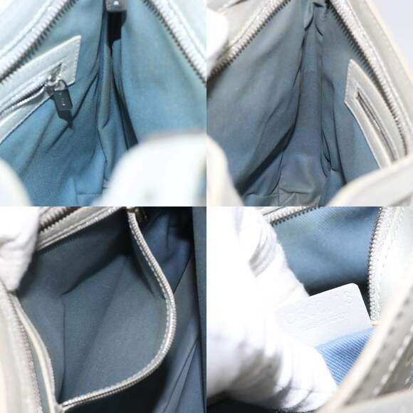 CELINE C Macadam Canvas Shoulder Bag Gray - Picture 12 of 12